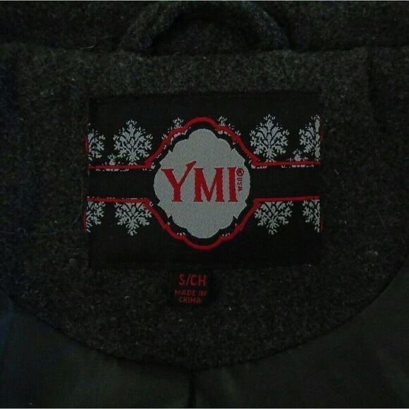 Trench Jacket Yunior Womens Charcoal Gray NWT - Picture 4 of 6